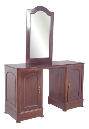 Vintage Portuguese Dressing Table with Mirror, 1920s