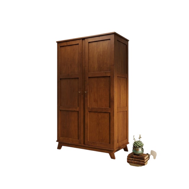Vintage Wardrobe by René Gabriel, 1945 For Sale - Image 4 of 7
