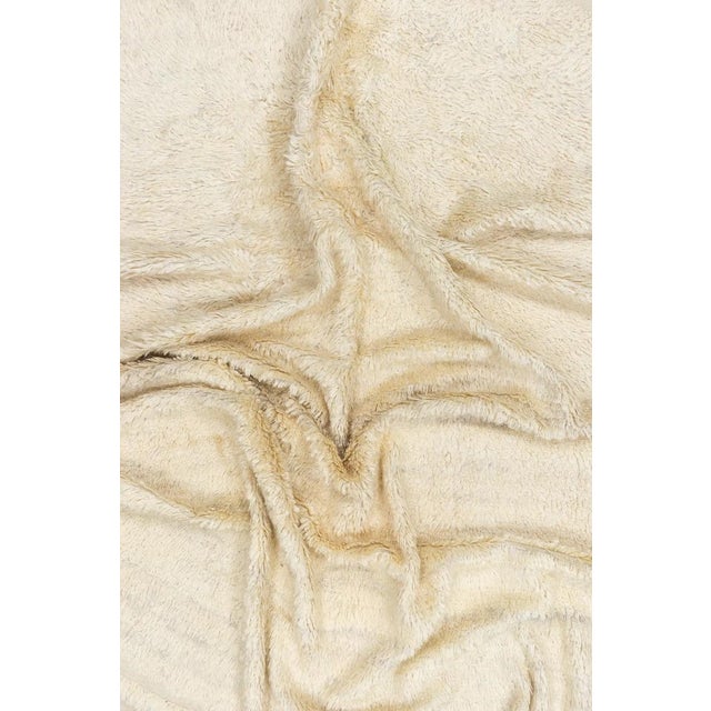 Vintage Zabihi Collection Turkish Mohair Rug For Sale - Image 9 of 9