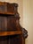 Brown Tall Regency Hardwood Waterfall Bookcases, Set of 2 For Sale - Image 8 of 18