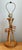 Vintage Rattan Loop Wood Lamp For Sale - Image 9 of 14