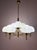 Type 2645 9-Light Chandelier in Brass and Opal Glass from Aloys Fischer Sundern For Sale - Image 11 of 11