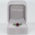 Modern 2.5Ct Purple Garnet Ring With Tsavorite Garnet Accents in Solid 14k Gold, 8mm, Size 6.75 For Sale - Image 3 of 9