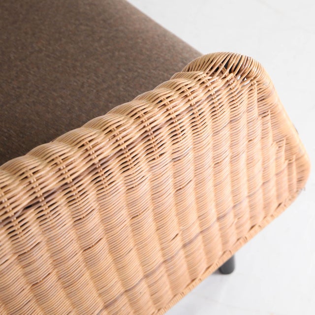 Wicker Modular Sofa, 1990s, Set of 3 For Sale - Image 11 of 16