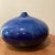 Vintage Stoneware Vase in a Round Form With a Short Cylinder Formed Neck Rich Blue Hare’s Fur Glaze For Sale - Image 4 of 12