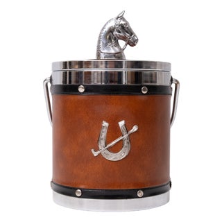 Equestrian Horse Ice Bucket, 1970s For Sale
