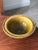With an almost olive into mustard ombré and a Bitossi style pattern, this gorgeous, handmade, decorative, mid-century bowl...