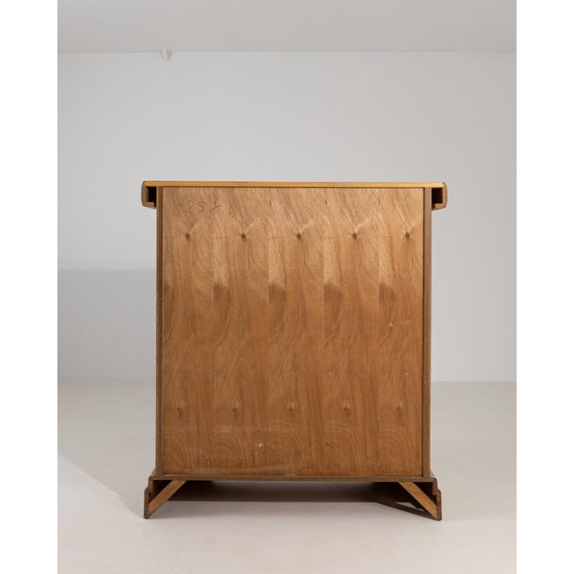 19th Century France Brutalist Black Wood Storage Cabinets & Cupboards For Sale - Image 9 of 10