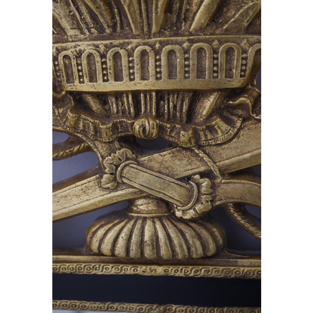 Friedman Brothers Large Gold Frame Regency Mirror For Sale - Image 10 of 12