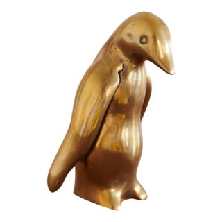 Brass Penguin Figurine For Sale