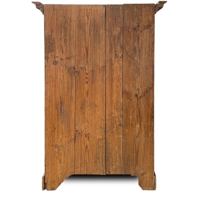 Petrol Green Painted Wardrobe, 1810 For Sale - Image 10 of 18