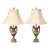 Pair of Mid-Century Italian Neoclassical Painted Urn Form Table Lamps For Sale