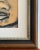 Contemporary Modernist Framed Neutral Palette Portrait With Expressive Eyes For Sale - Image 6 of 10