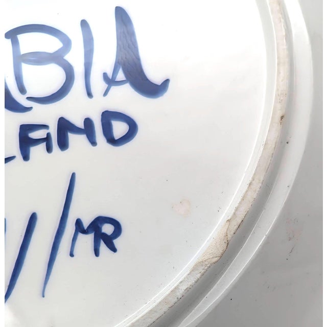 Vintage Arabia of Finland "Paju" 14" Round Serving Platter For Sale - Image 9 of 12