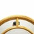 Transitional Antique Gilt Wood Parclose Oval Wall Mirror C1930 For Sale - Image 3 of 7