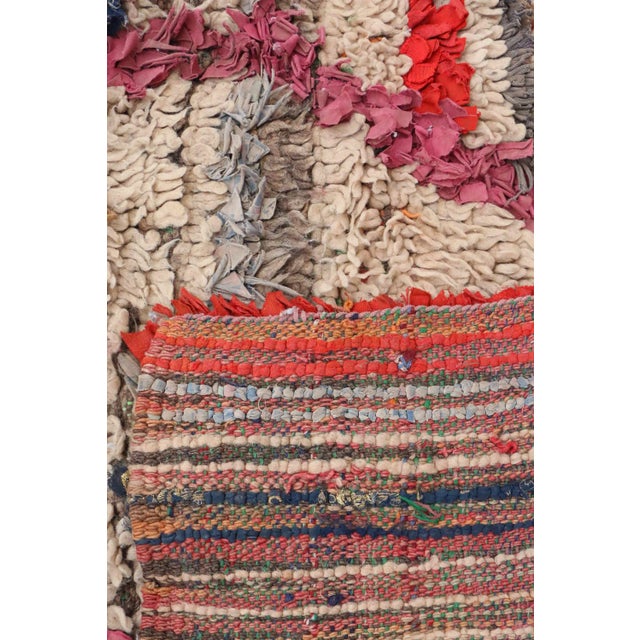 Moroccan Vintage Azilal Rug - 3'8" X 5'11" Ft For Sale - Image 4 of 6