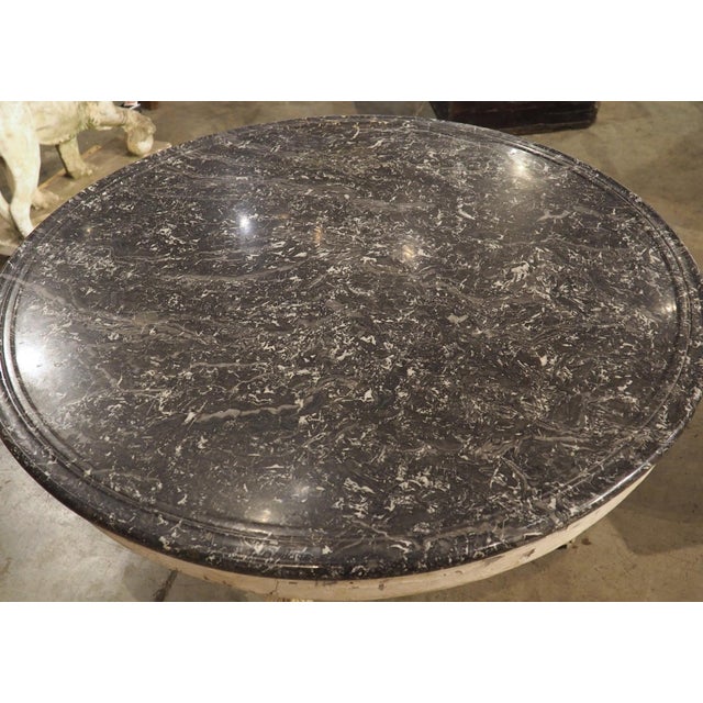 Early 19th Century Painted French Gueridon Center Table With Saint-Anne Marble For Sale - Image 4 of 18