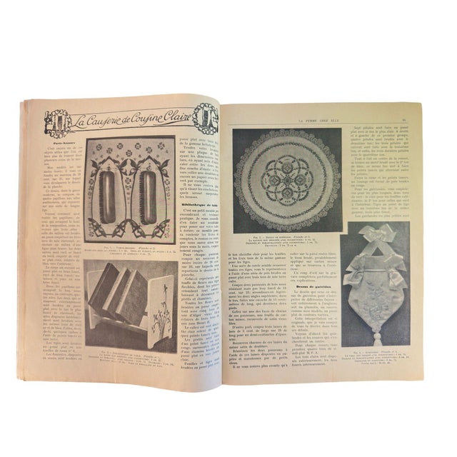 Antique French Fashion, Interiors & Women’s Culture Magazine, La Femme Chez Elle, March 15, 1914 For Sale In Philadelphia - Image 6 of 14