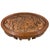 Wood Mid-20th Century Chinese Massive Oval Carved Coffee Table With 6 Nesting Stools For Sale - Image 7 of 12