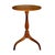 This sophisticated American Hepplewhite side table or candle stand of beautiful proportion features a figured cherry top...