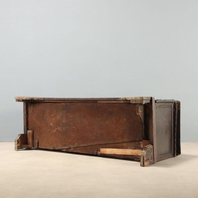 Walnut Chest with Vine Tendril Carvings For Sale - Image 12 of 13