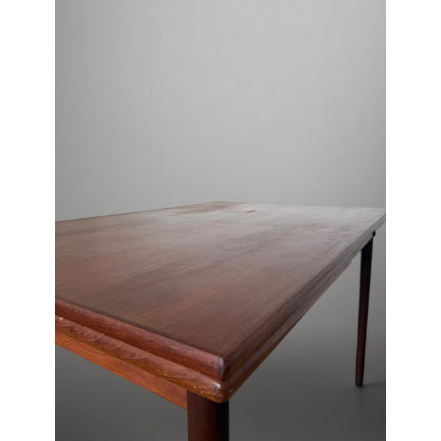 Mid-Century Scandinavian Teak Extendable Dining Table, 1950s For Sale - Image 3 of 13