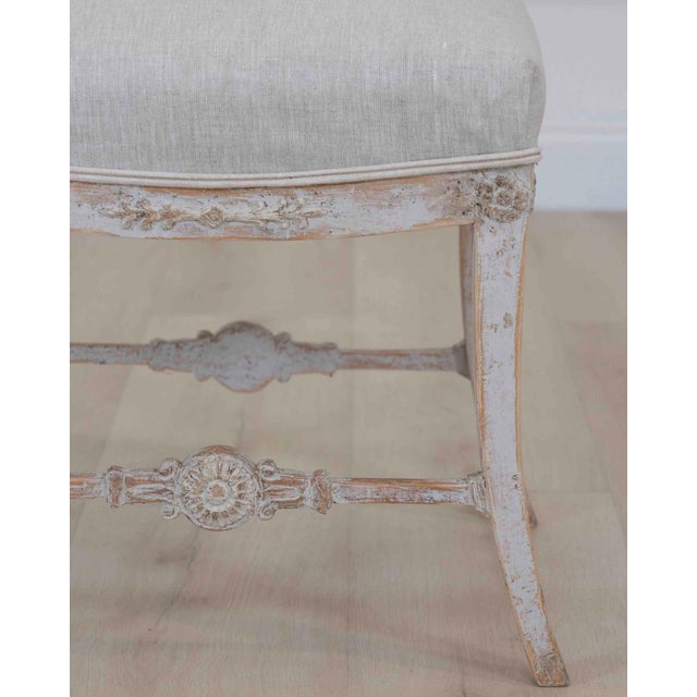 Swedish 19th Century Gustavian Stool For Sale - Image 4 of 7