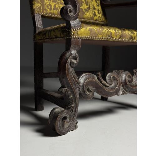 Antique Italian Chair, 1700s For Sale - Image 4 of 18