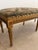 Traditional 20th Century French Louis XVI–Style Giltwood Upholstered Bench For Sale - Image 3 of 4