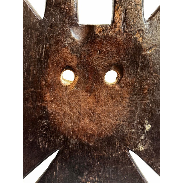 Antique Burkina Faso Toussian Harvest Mask For Sale - Image 10 of 10