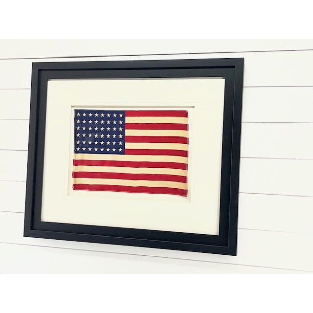 American Vintage 48 Star American Flag. Americana Wall Decor For Sale - Image 3 of 5