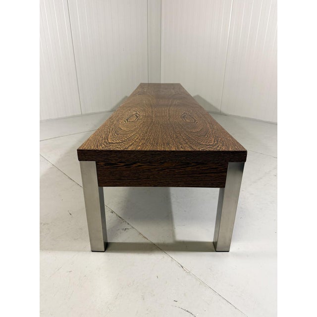 Low Wenge Console or TV Table, 1970s For Sale - Image 9 of 18