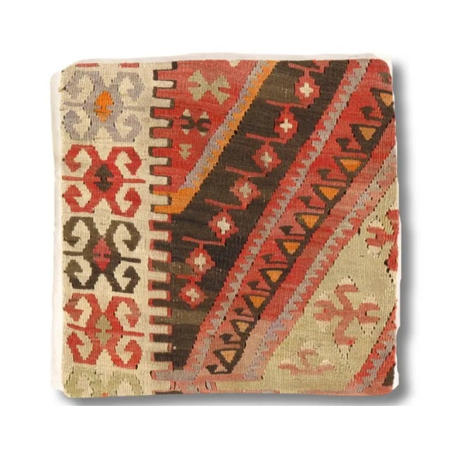 Traditional Vintage Hand Woven K133 Pillow 16" For Sale - Image 3 of 3