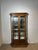Wood Vintage Display Cabinet in Oak with Glass Shelves For Sale - Image 7 of 8