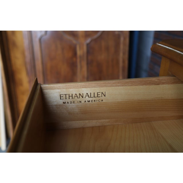 Ethan Allen Country French Tall Chest of Drawers For Sale - Image 6 of 9