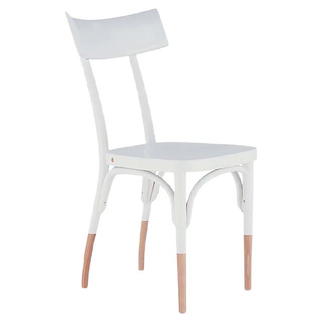 Czech White Chair by Hermann Czech For Sale