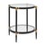 Kenneth Ludwig Chicago Chadid Round Glass Side Table For Sale - Image 4 of 8