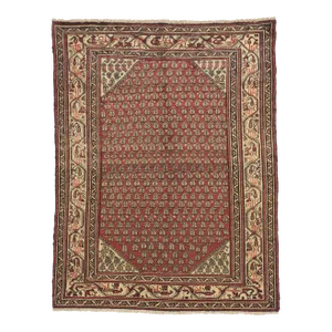 Vintage Persian Hamadan Rug - 05'02 x 06'08
