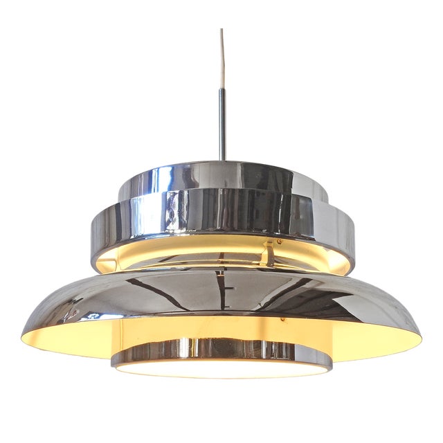 Scandinavian Space Age Pendant Lamp from Morant, 1970s For Sale