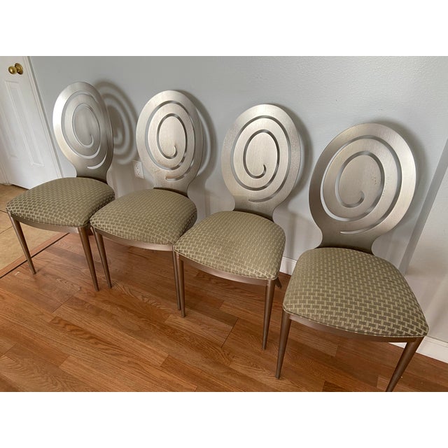 Ethan Allen Radius Collection Modern Chairs Set of 4 Chairish