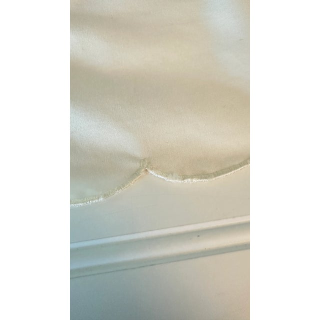 Beautiful Ecru embroidered floral set of 4 placemat, napkins, and coasters with scalloped border.. These were purchased in...