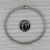 Basketweave Bangle Bracelet 18k White Gold 6.75" 2.8mm For Sale In Greensboro - Image 6 of 6