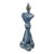 Mid 20th Century John Dickinson Attributed to Draped Plaster Table Lamp For Sale