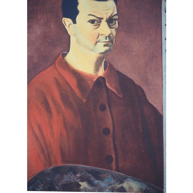 Contemporary Moïse Kisling, Self-Portrait With a Palette, 1944, Lithograph For Sale - Image 3 of 6