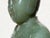 Jade Antique Chinese Qing Dynasty Nephrite Jade Guanyin Kwan Yin Figurine W/ Stand For Sale - Image 8 of 12