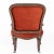 2000 - 2009 Lucien Rollin for William Switzer Red Upholstered and Burlwood Armchair For Sale - Image 5 of 10