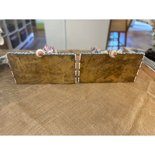 Shell-Encrusted Decorative Wall Brackets - Pair For Sale In Savannah - Image 6 of 11