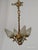 Antique Darling 4 Arm 4 Light Glowing Ribbons and Bows Flame Torch Chandelier For Sale - Image 9 of 17