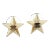 Chanel Gold CC Star Piercing Earrings - 2 Pieces For Sale