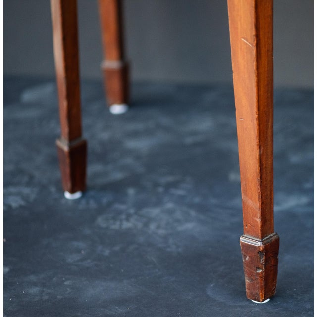 English Demilune Sideboard of Inlaid Mahogany From the Regency Period For Sale - Image 10 of 11